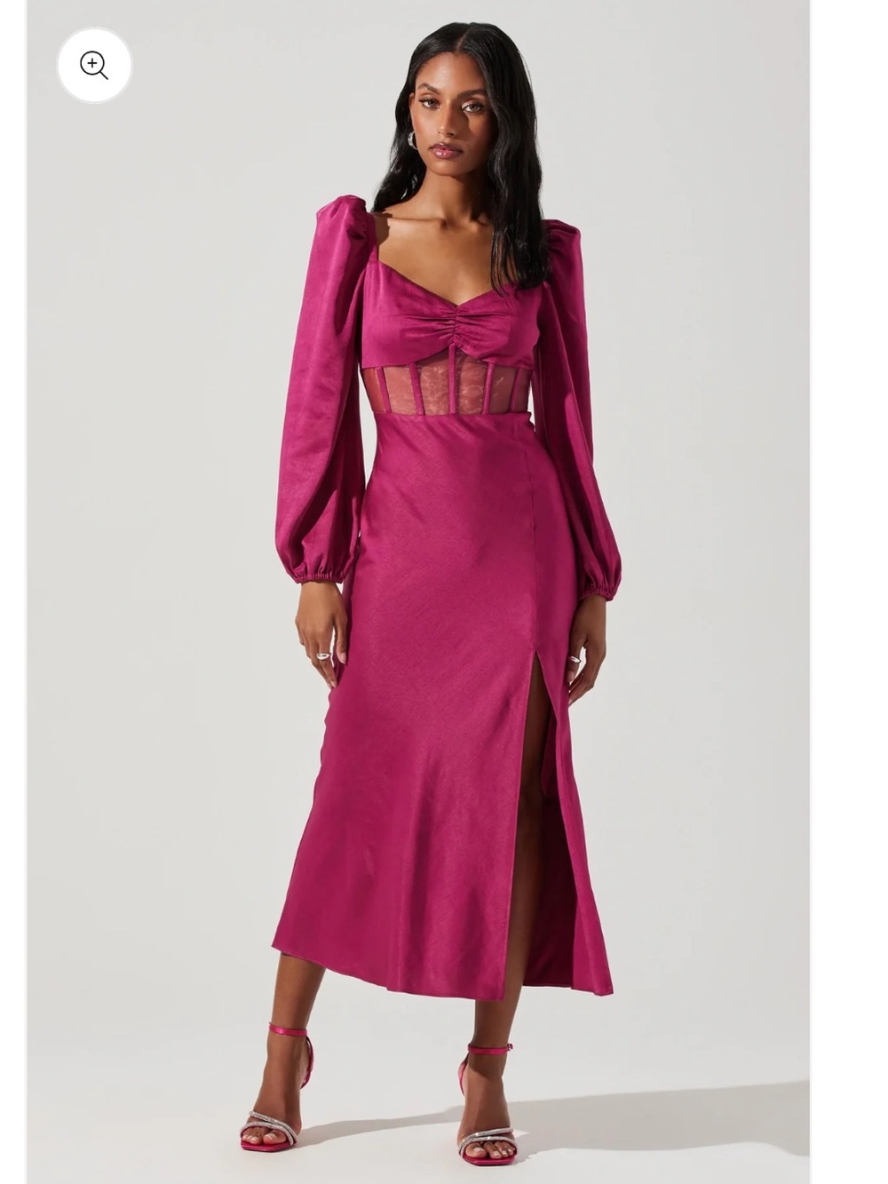 Astr Gianna Midi Dress